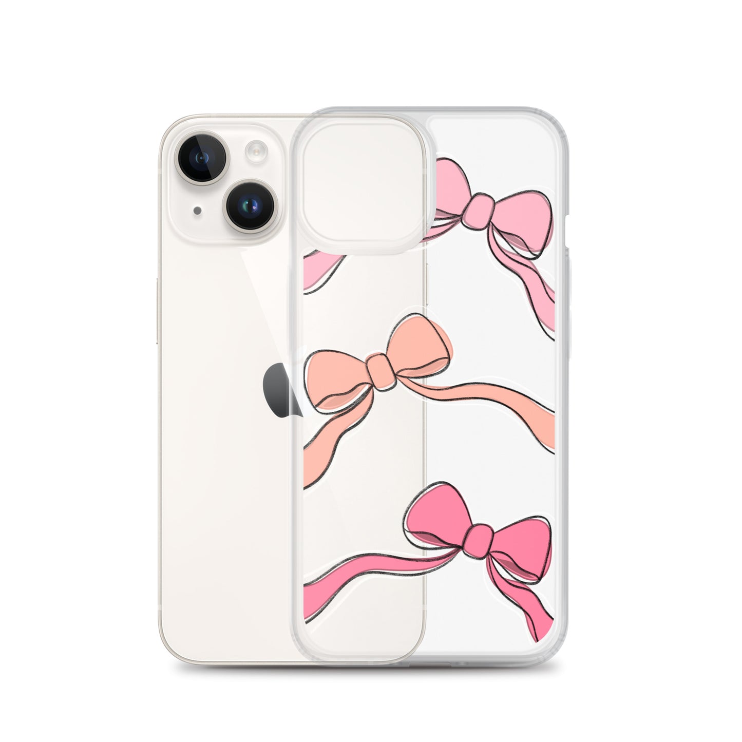 Valentines day bow phone case