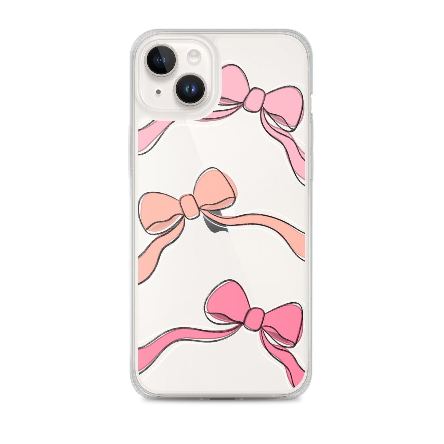 Valentines day bow phone case