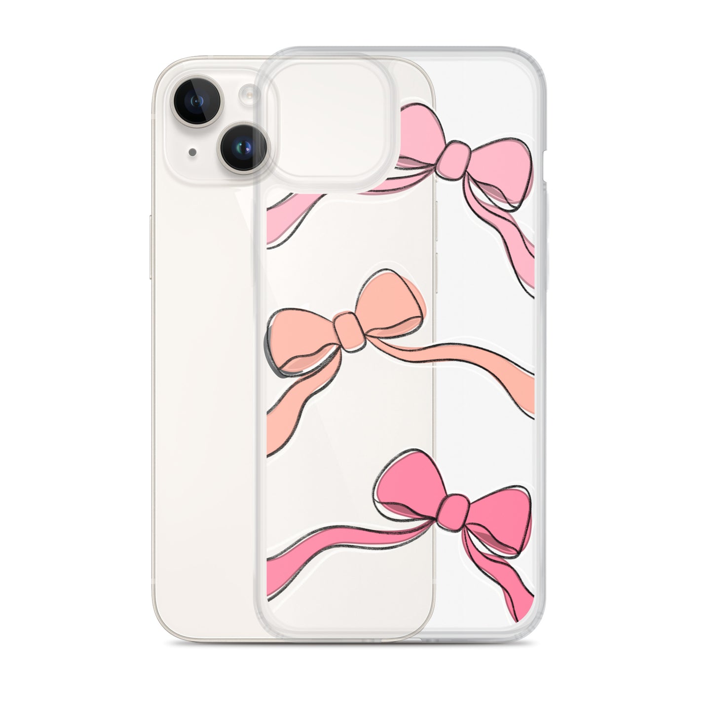 Valentines day bow phone case