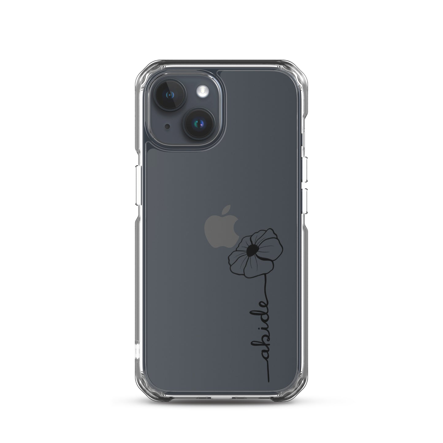 Clear abide phone case