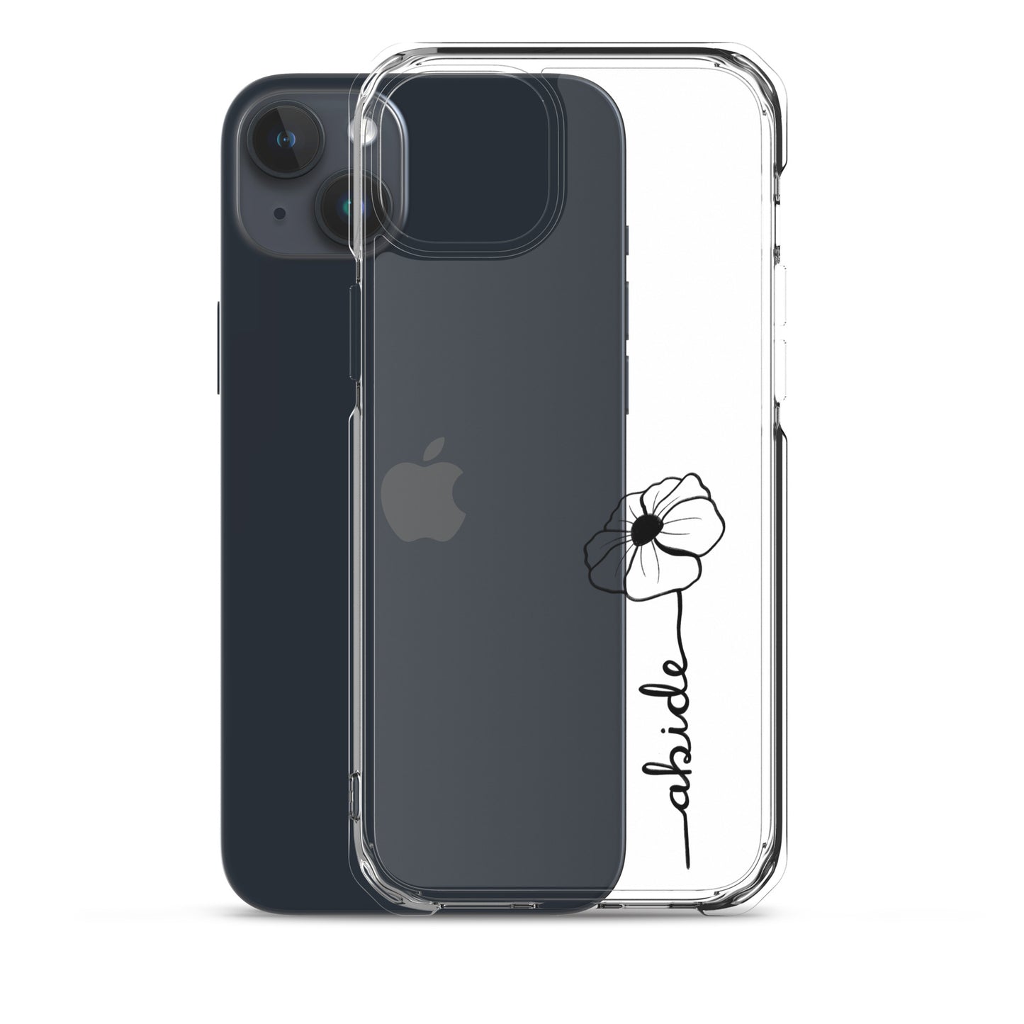 Clear abide phone case