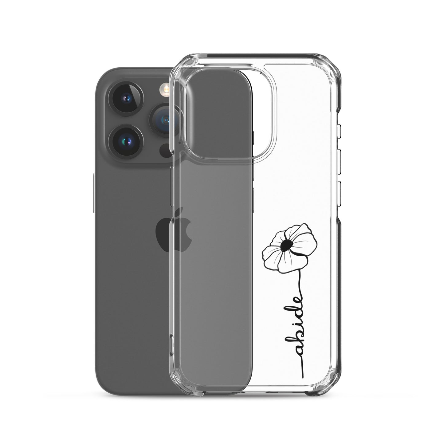 Clear abide phone case