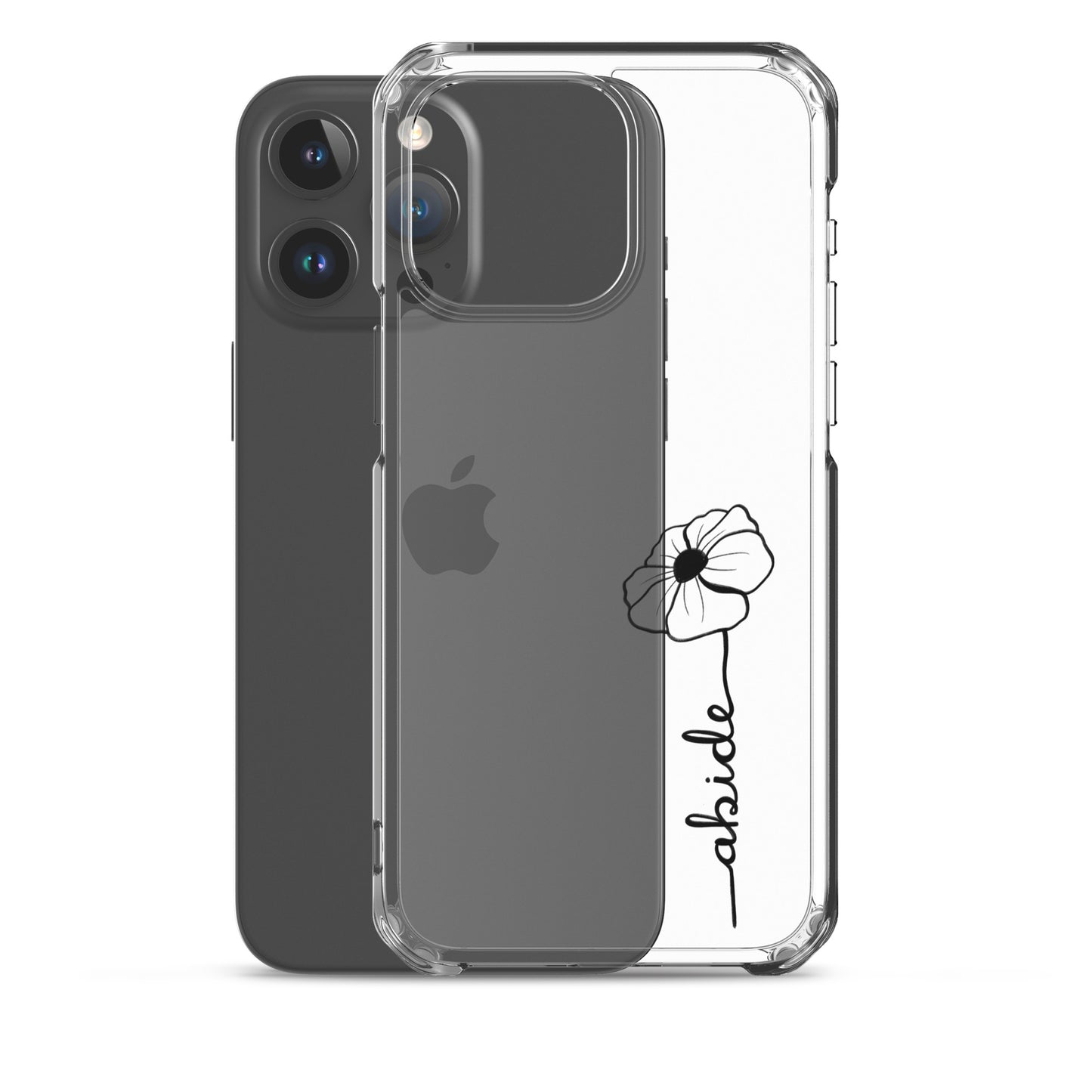 Clear abide phone case