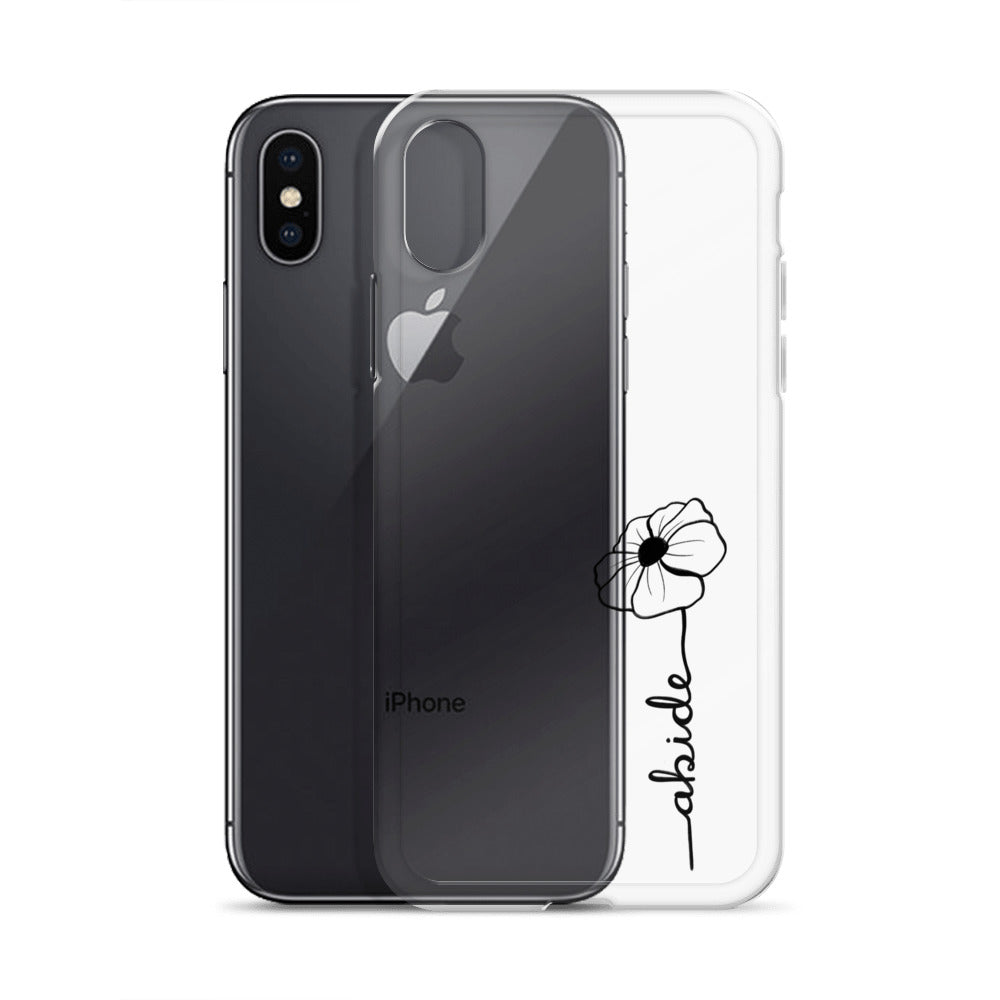 Clear abide phone case