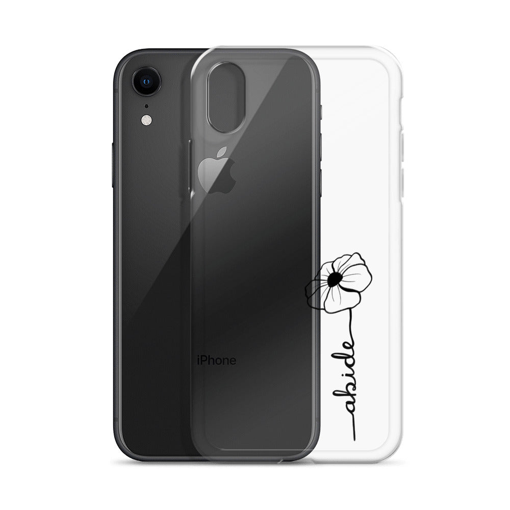 Clear abide phone case