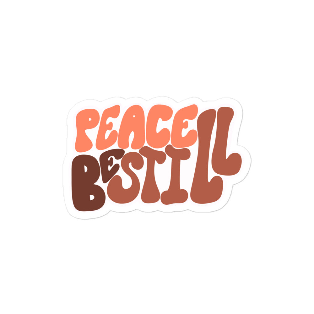 Peace be still (retro design)