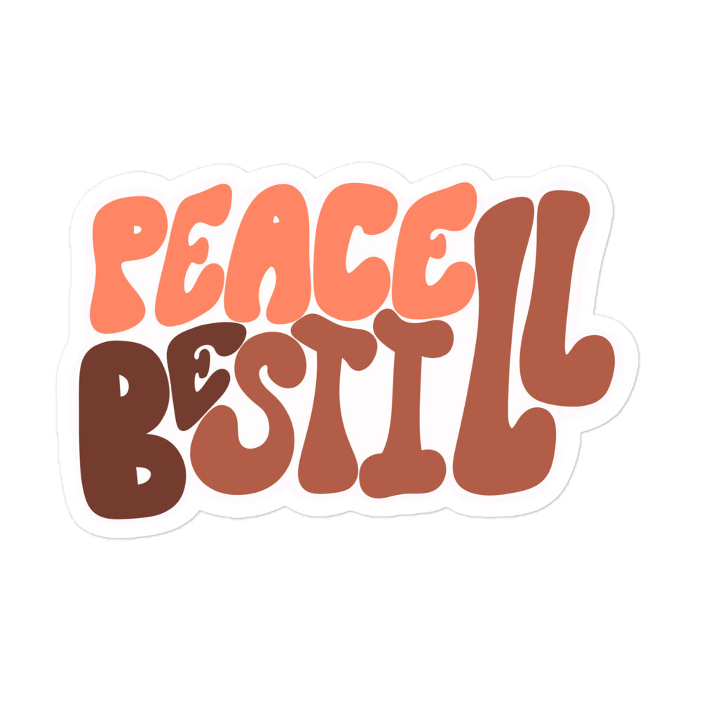 Peace be still (retro design)